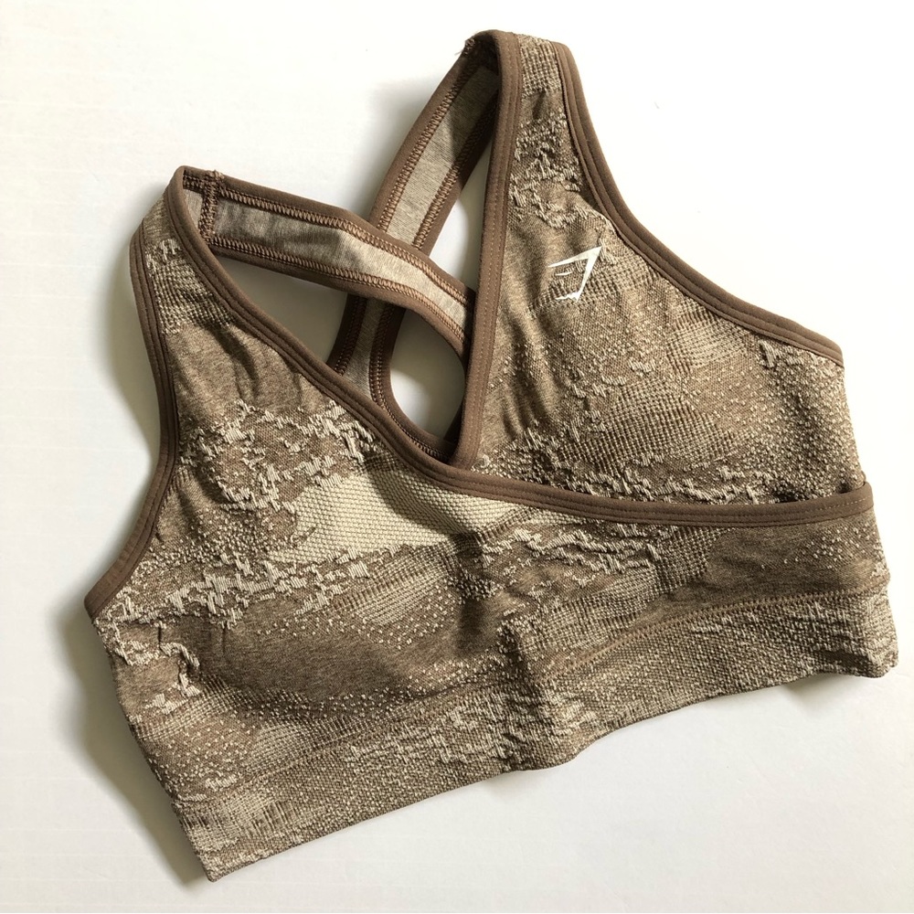 Gymshark M Adapt Camo Seamless Sports Bra Set - Picture 4 of 5